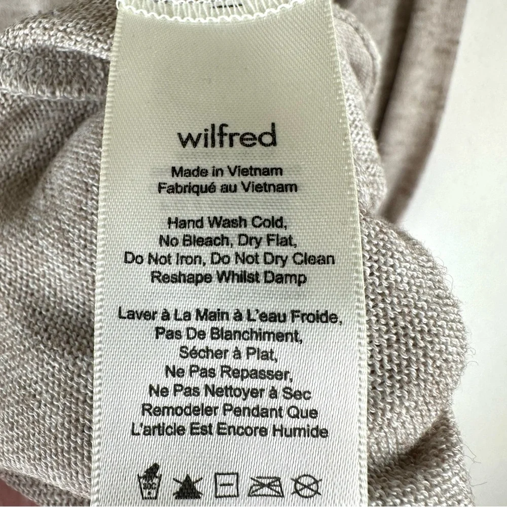 Wilfred Aritzia Lightweight Berri Heathered‎ Crewneck Sweater